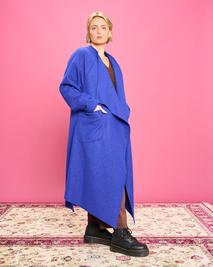 Cappotto in Panno Taglio Vivo