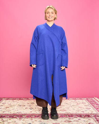 Cappotto in Panno Taglio Vivo