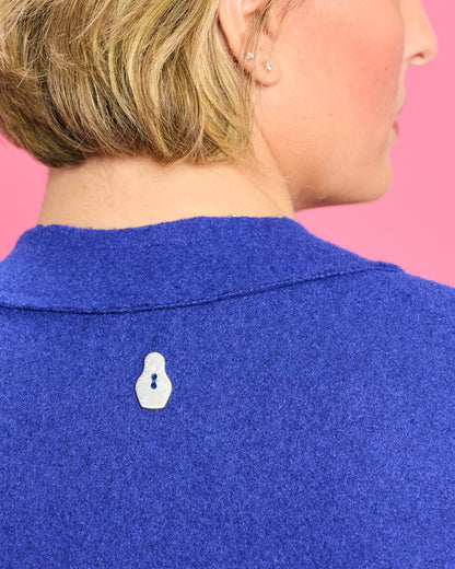 Cappotto in Panno Taglio Vivo