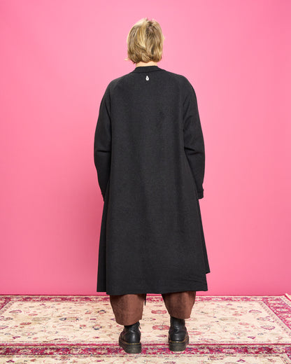 Cappotto in Panno Taglio Vivo