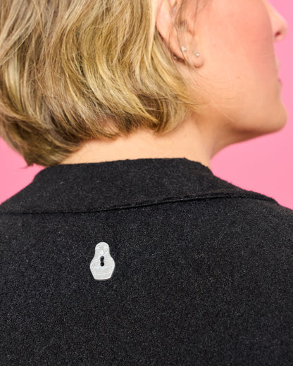 Cappotto in Panno Taglio Vivo