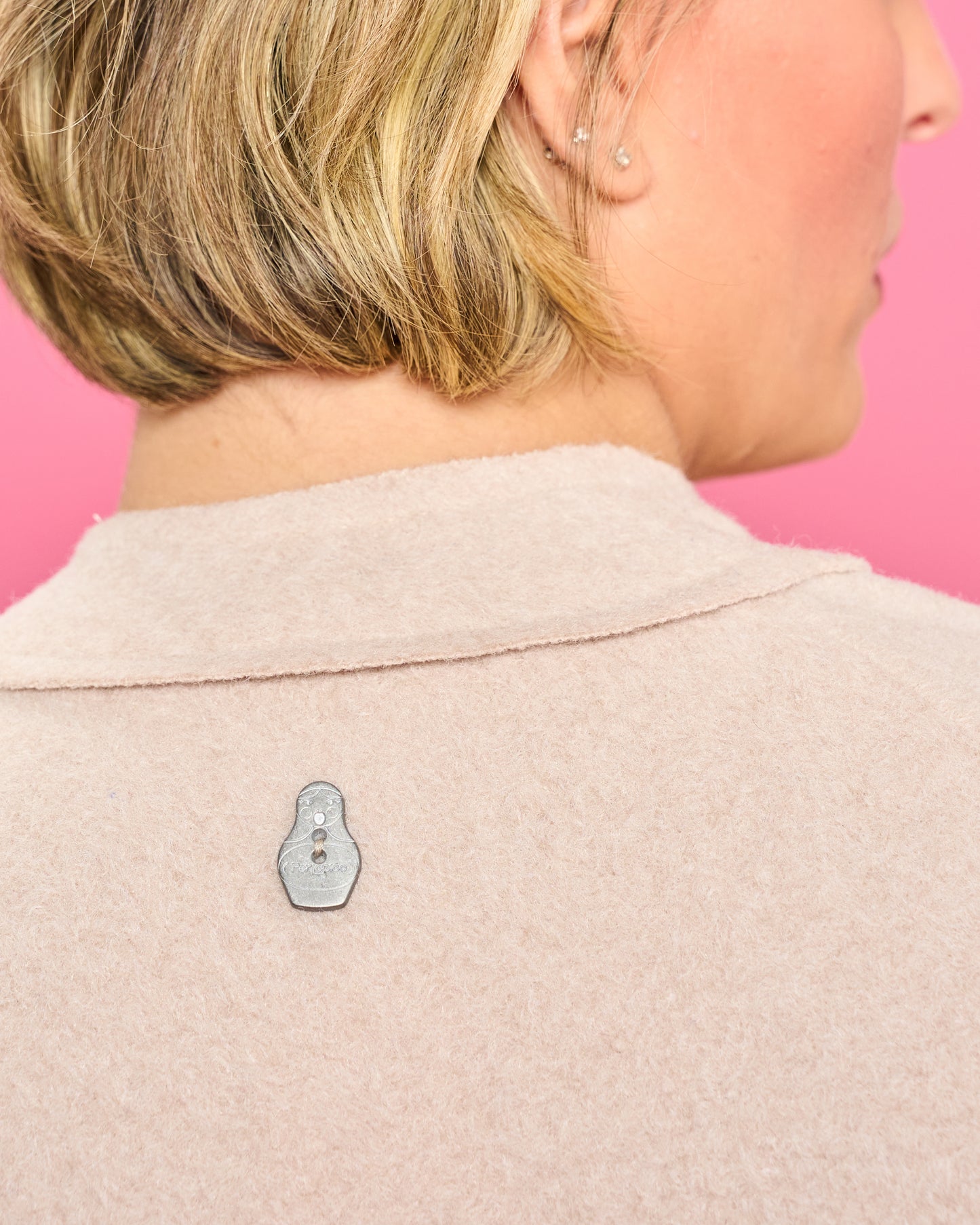 Cappotto in Panno Taglio Vivo