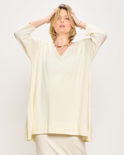 Maxi V-Neck Sweater