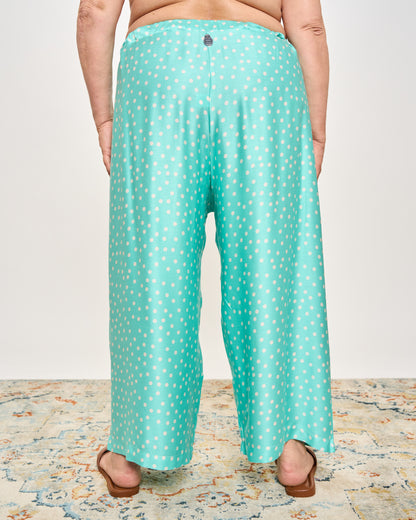 Printed Viscose Crop Trousers