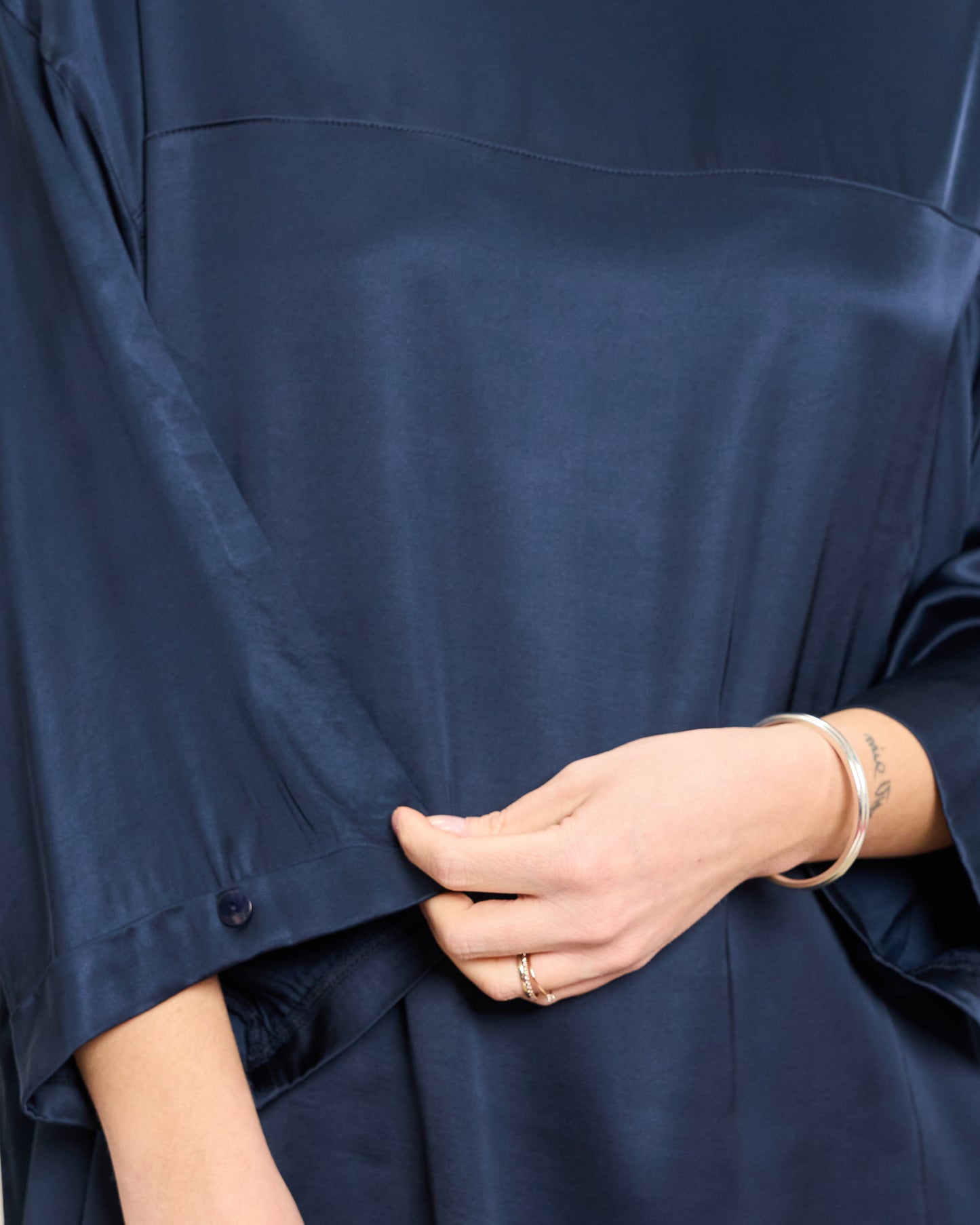 Maxi Viscose Satin Tunic