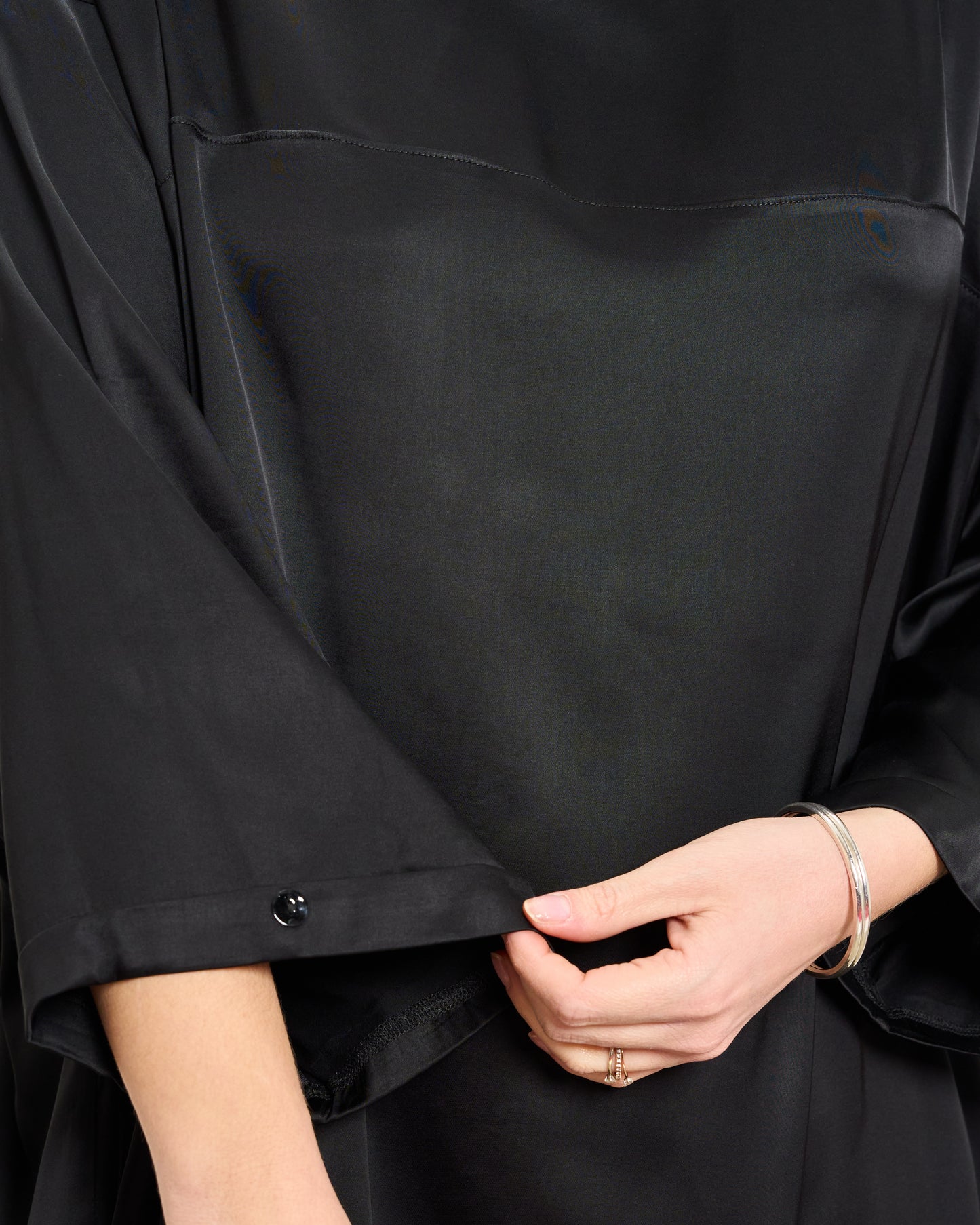 Maxi Viscose Satin Tunic