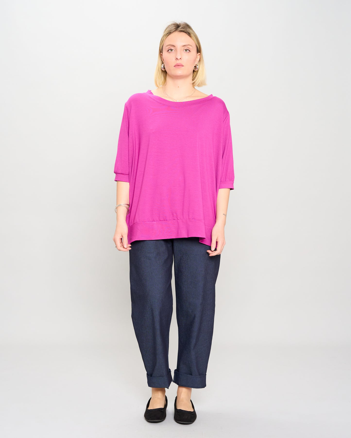 Basic Viscose Blouse