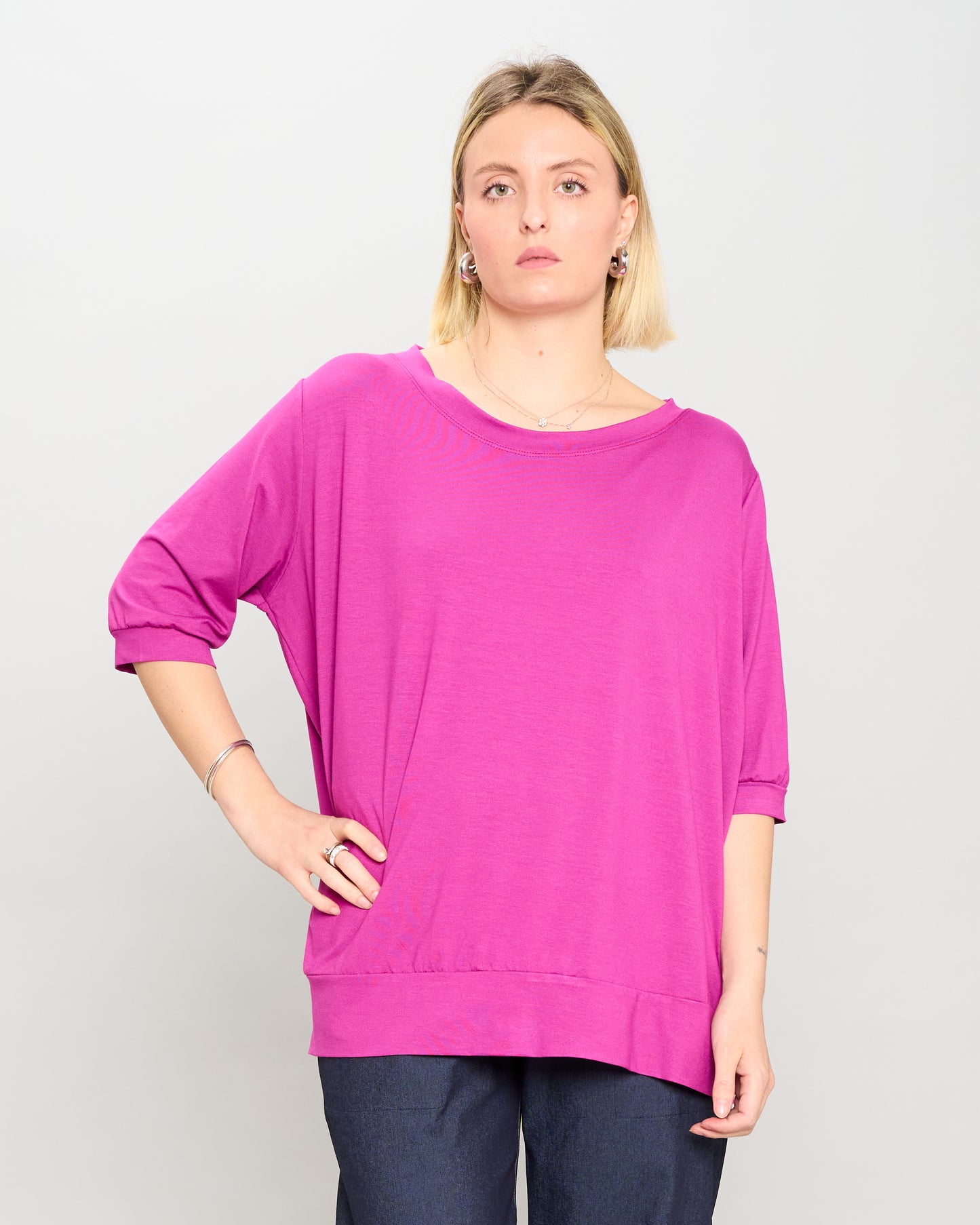Basic Viscose Blouse