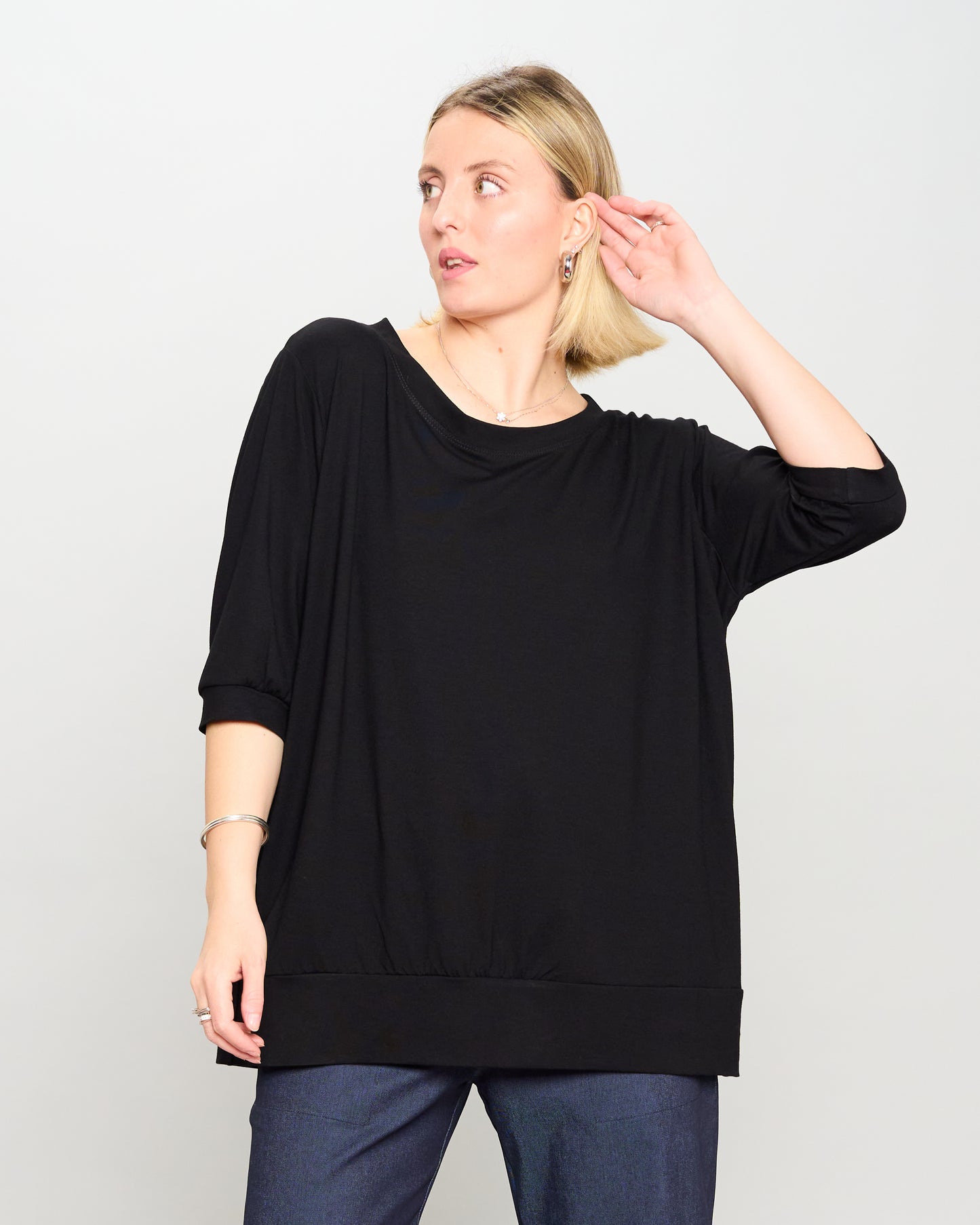 Basic Viscose Blouse