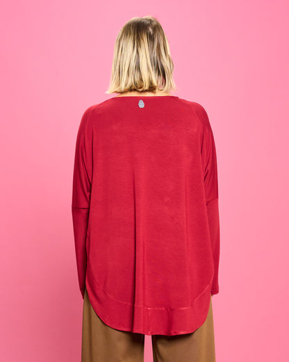 Maxi Maglia Rotonda Bordata