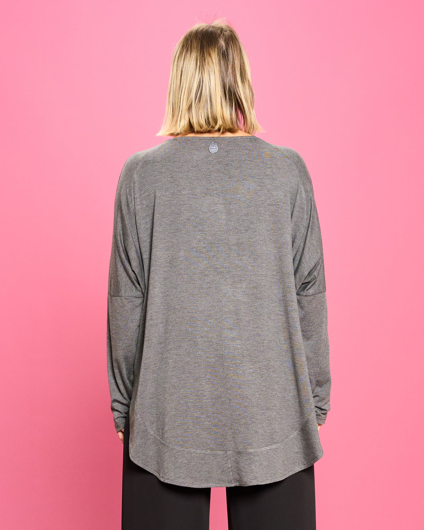 Maxi Maglia Rotonda Bordata