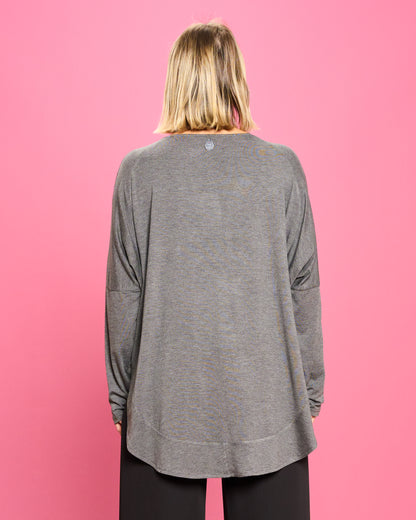 Maxi Maglia Rotonda Bordata