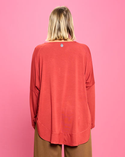 Maxi Maglia Rotonda Bordata