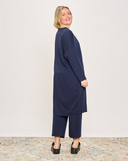 Short Dress with Pleated Detail