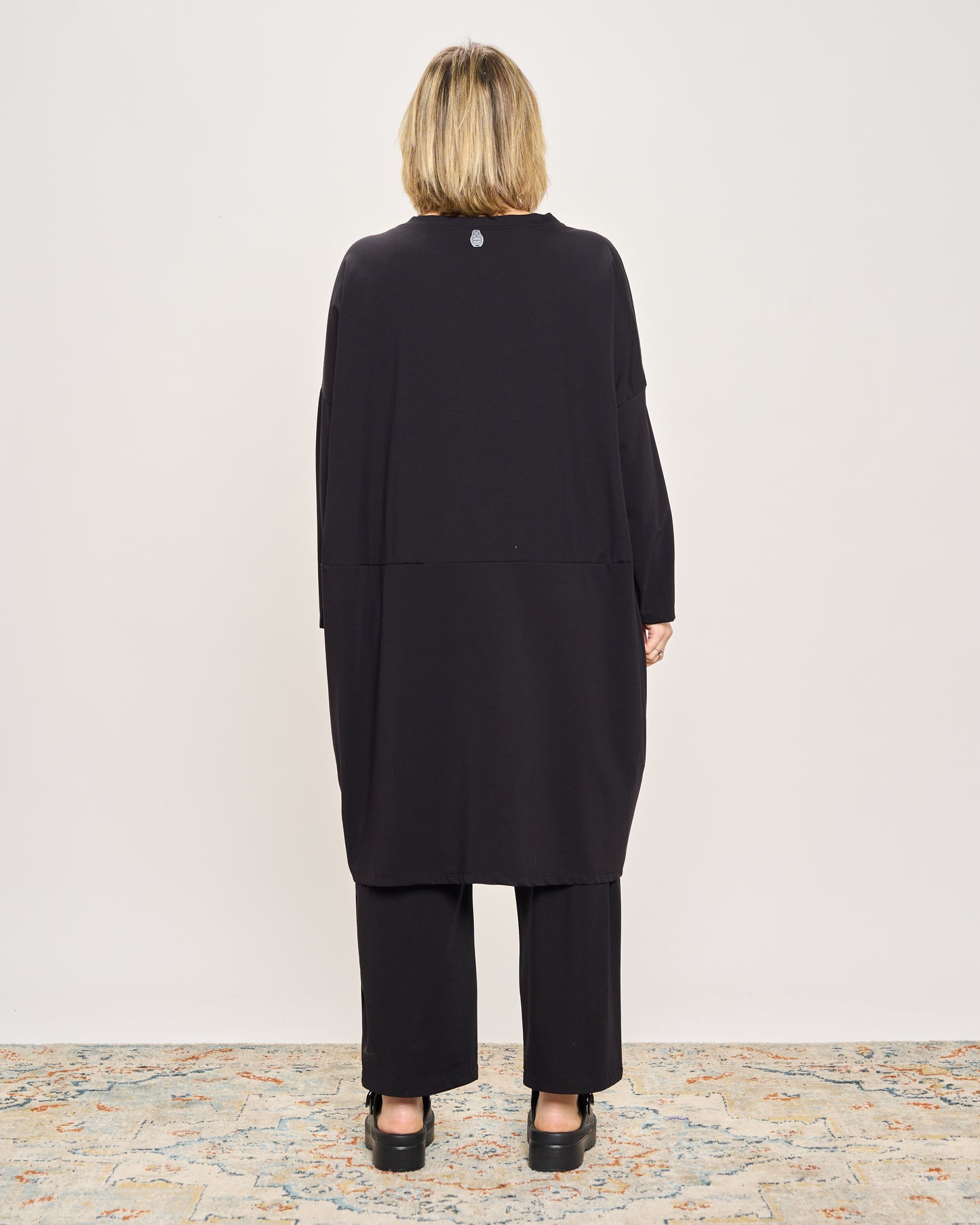 Short Dress with Pleated Detail