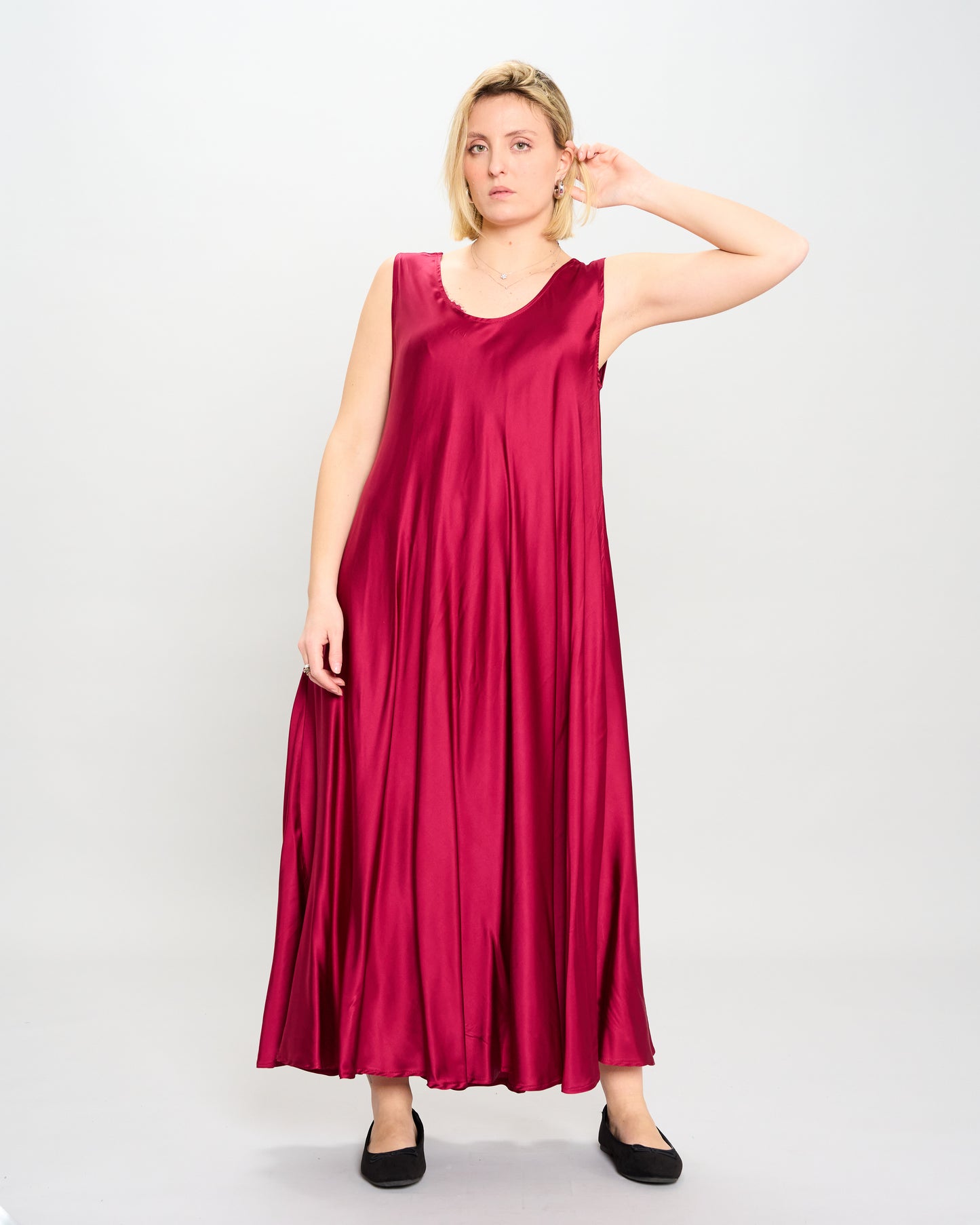 Abito Sottoveste in Raso