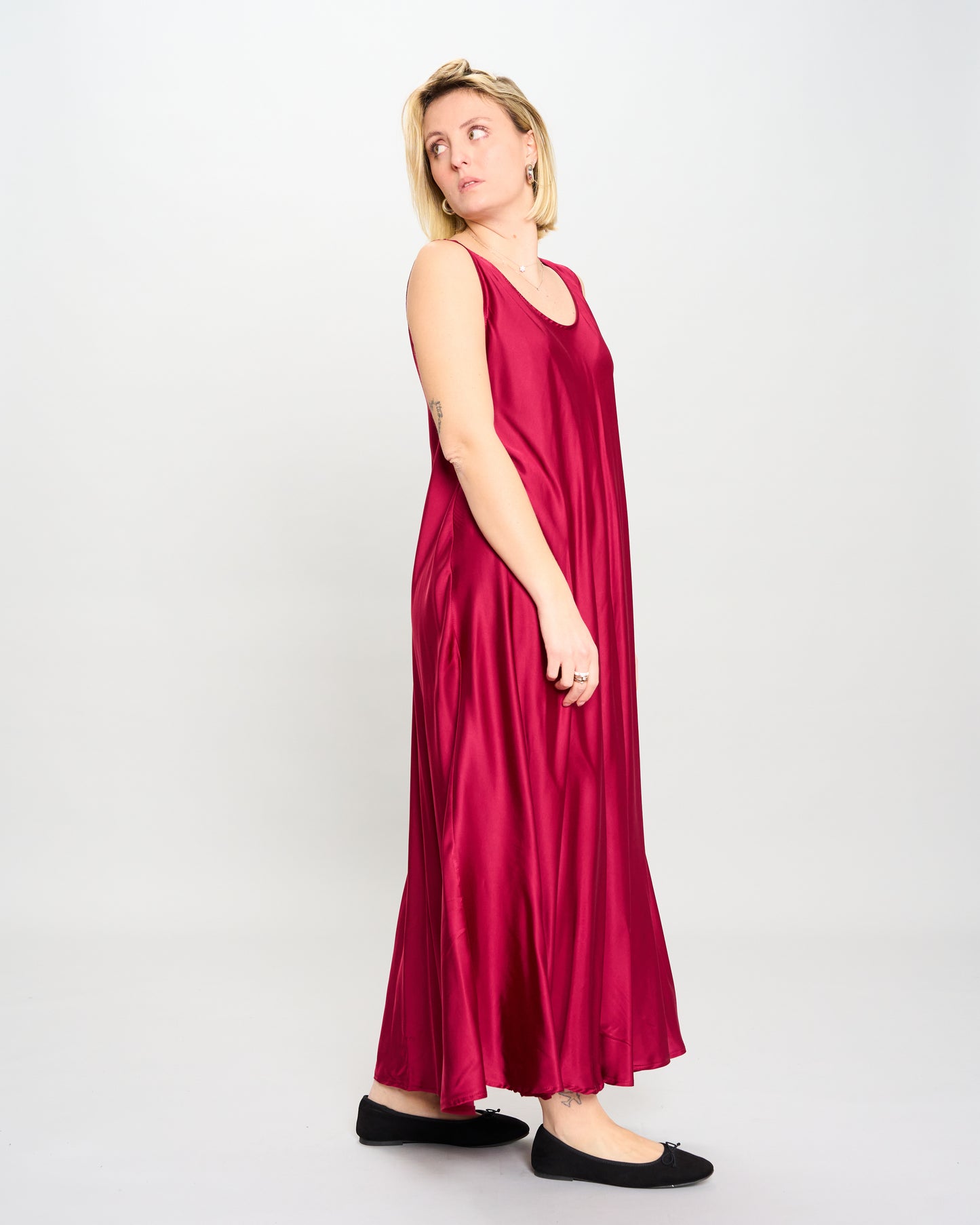Abito Sottoveste in Raso