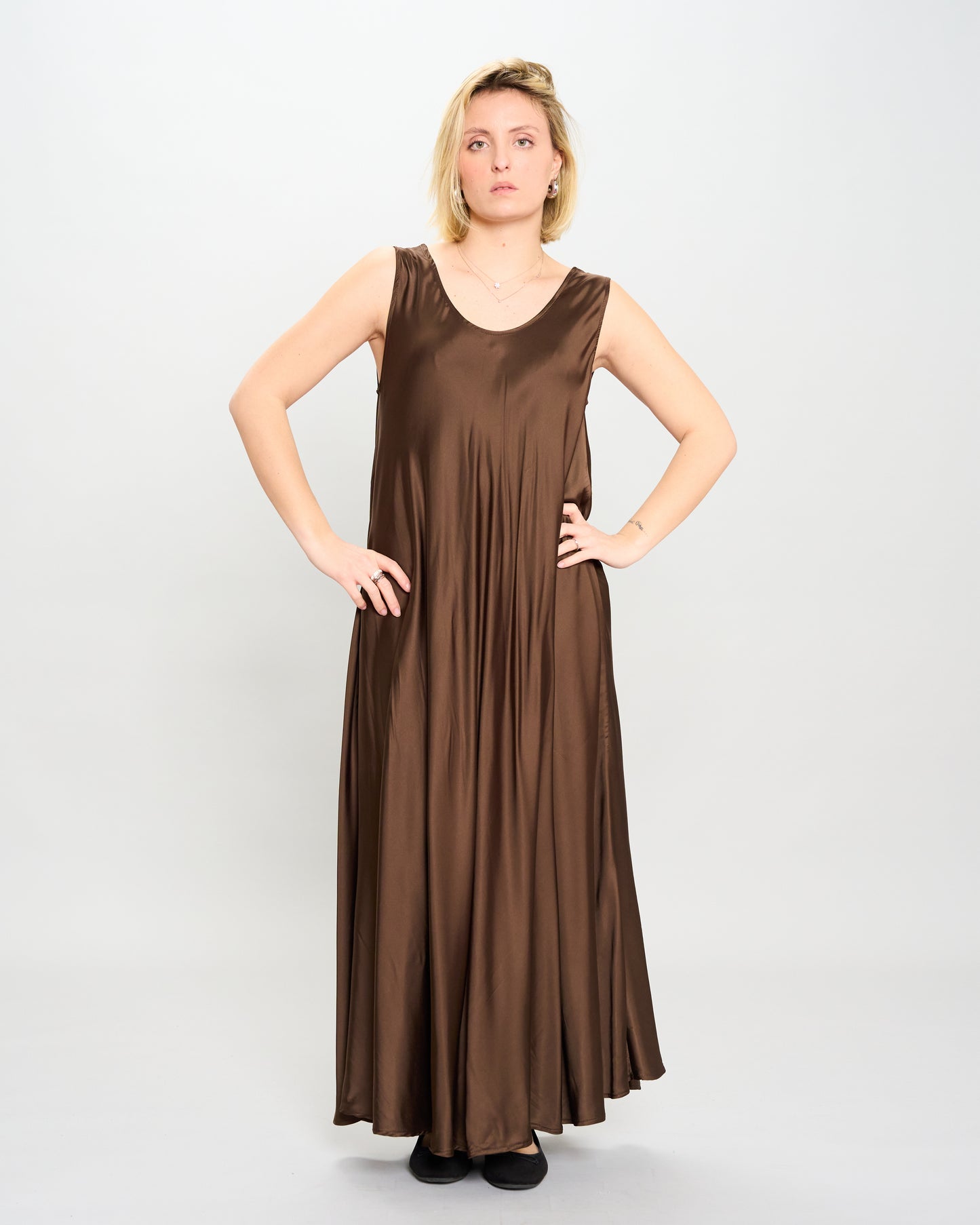 Abito Sottoveste in Raso