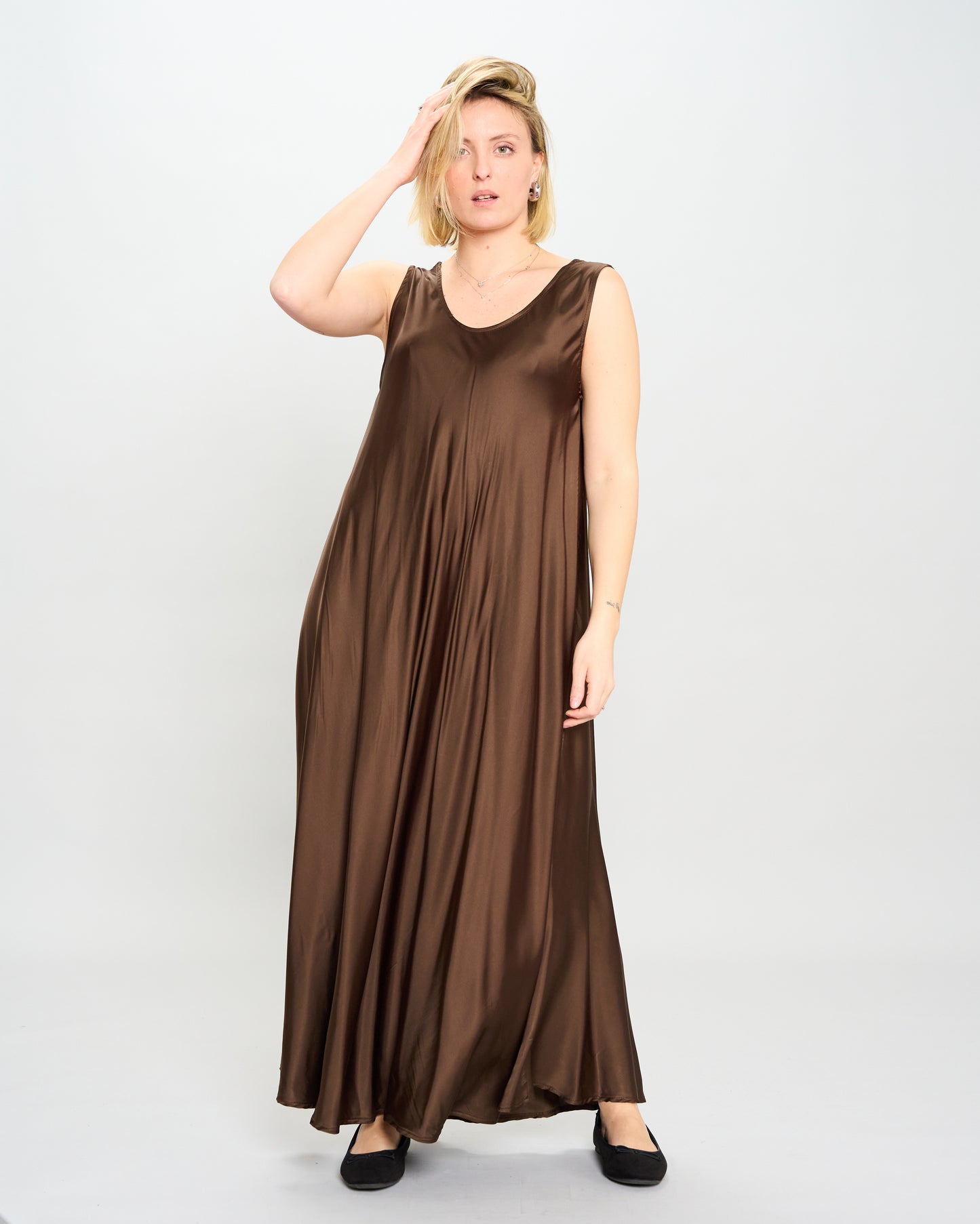 Abito Sottoveste in Raso