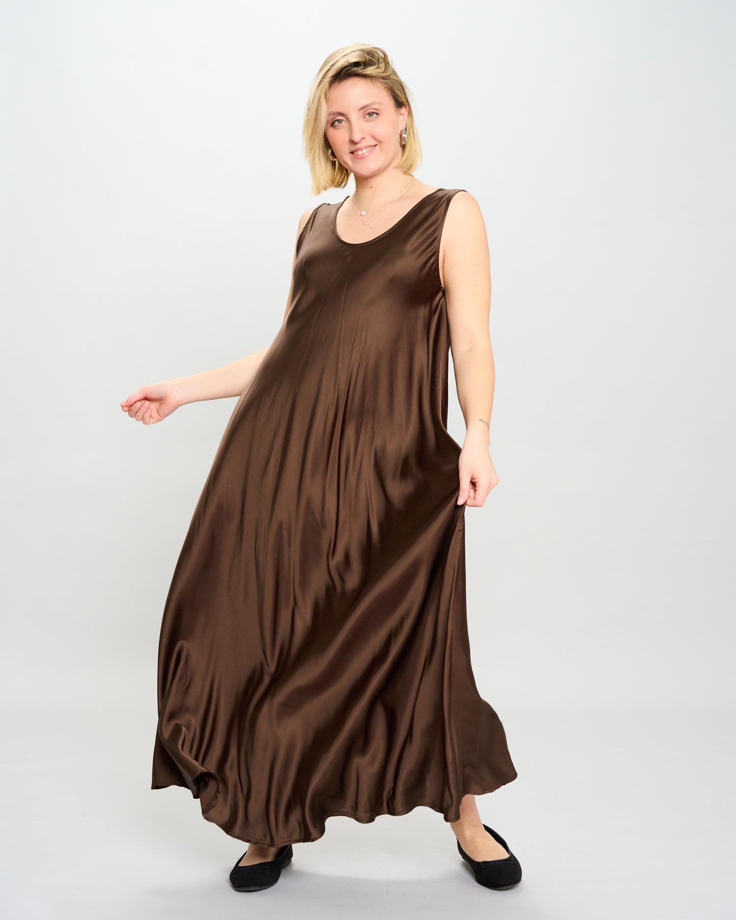 Abito Sottoveste in Raso