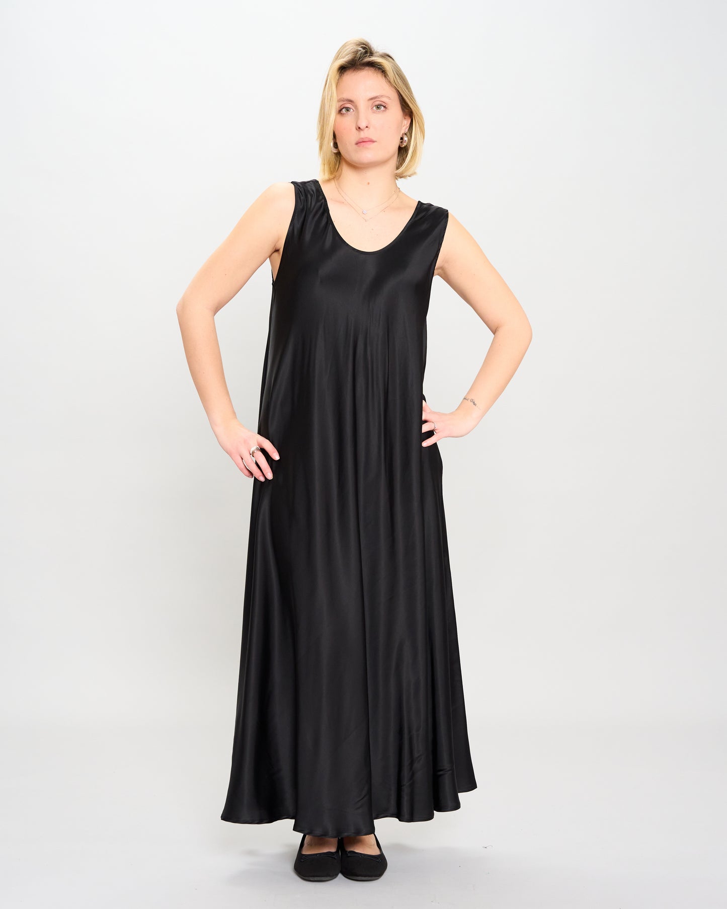 Abito Sottoveste in Raso