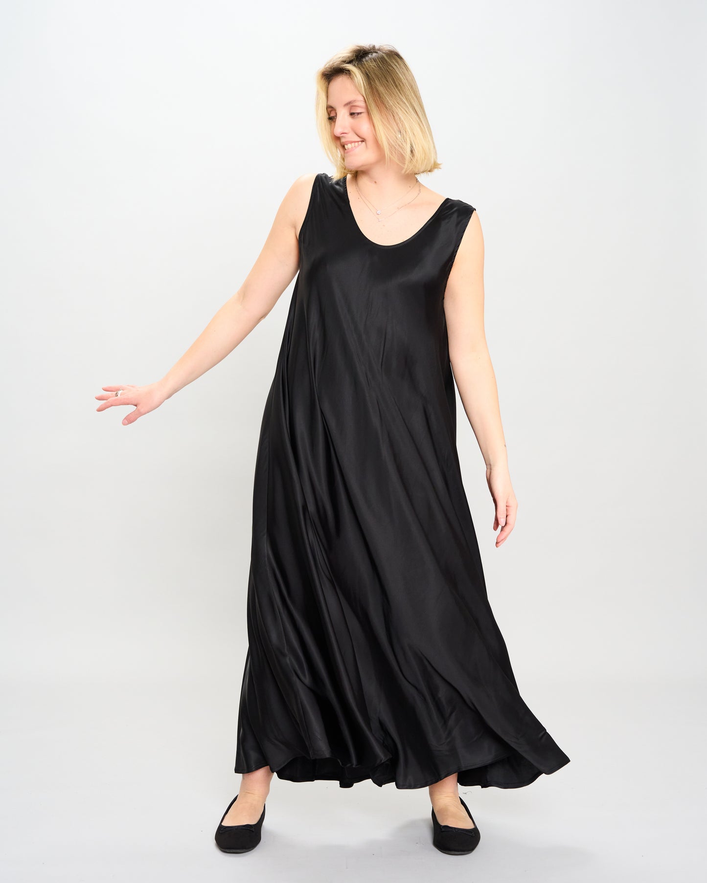 Abito Sottoveste in Raso