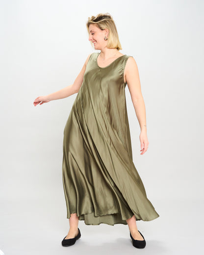 Abito Sottoveste in Raso