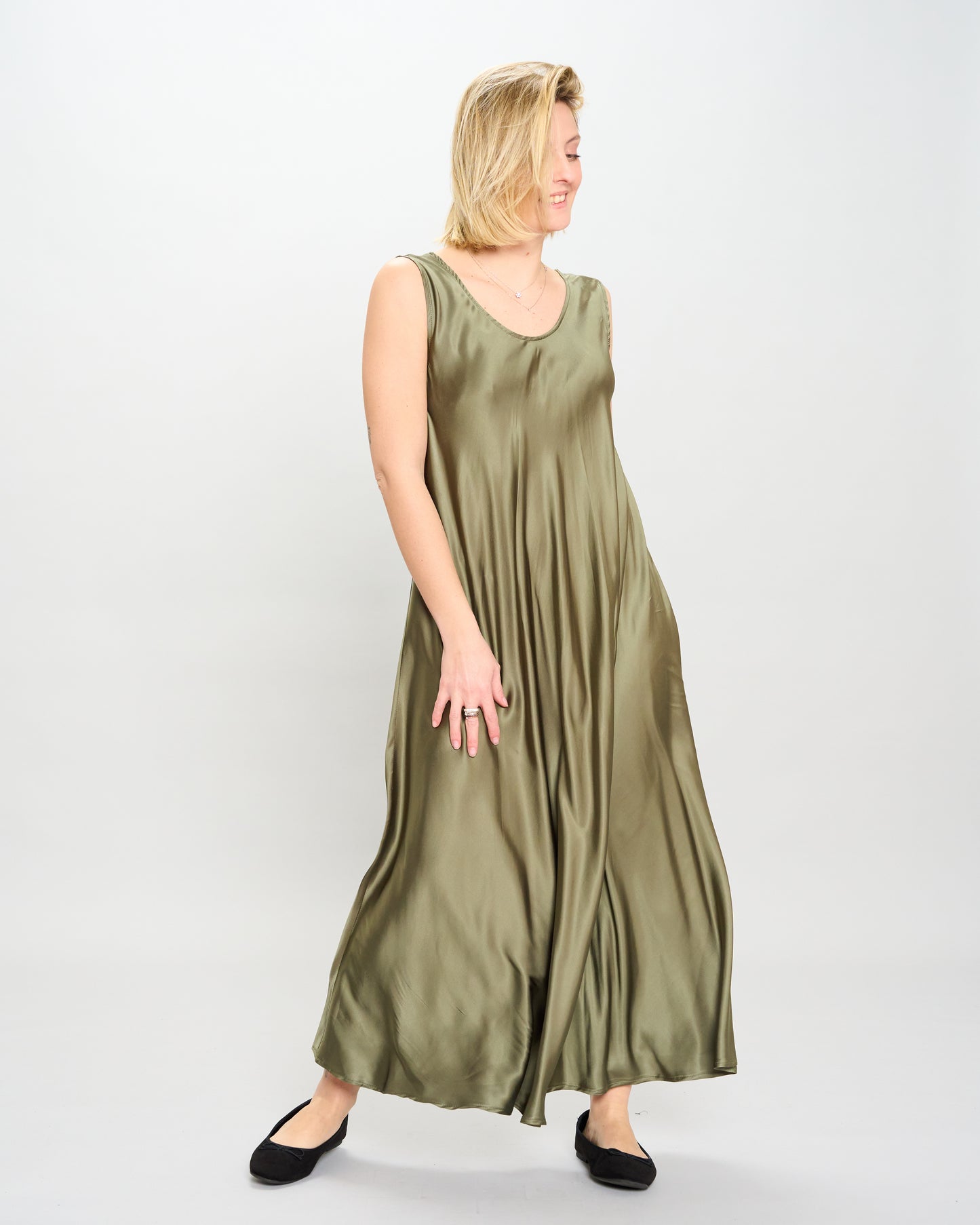 Abito Sottoveste in Raso