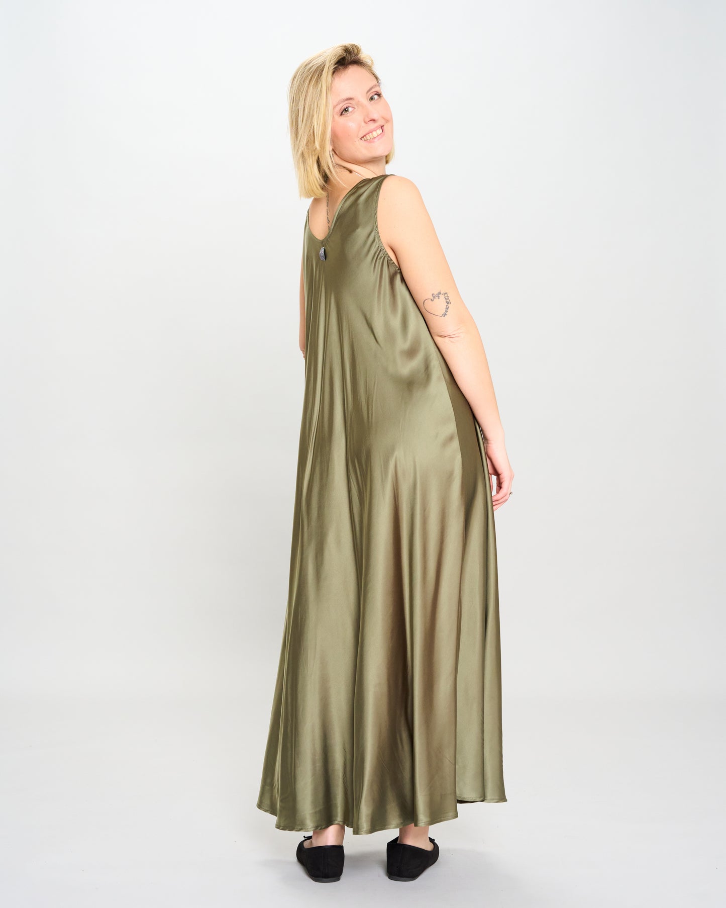 Abito Sottoveste in Raso
