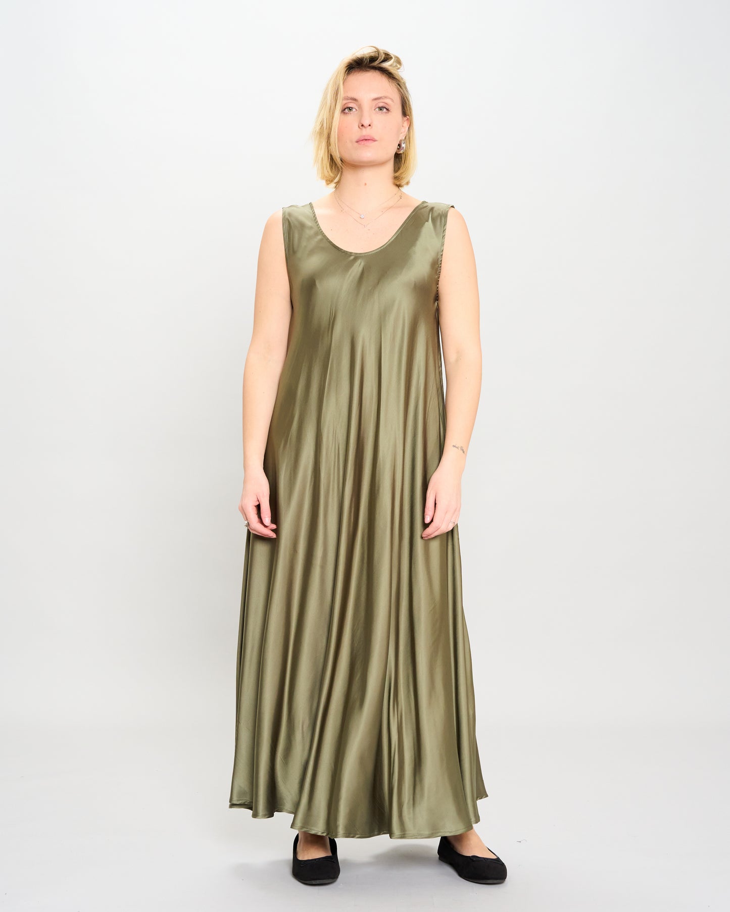 Abito Sottoveste in Raso