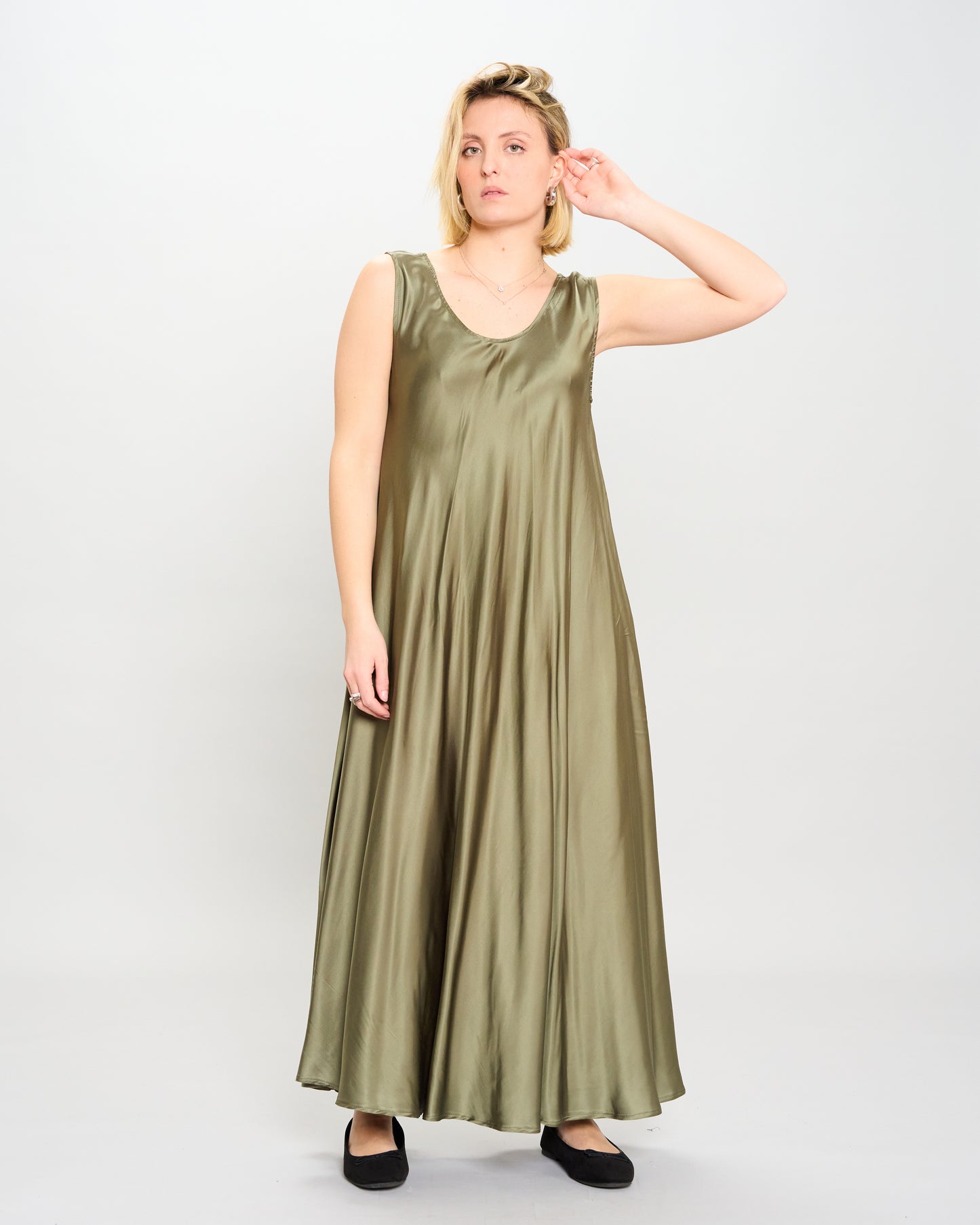 Abito Sottoveste in Raso