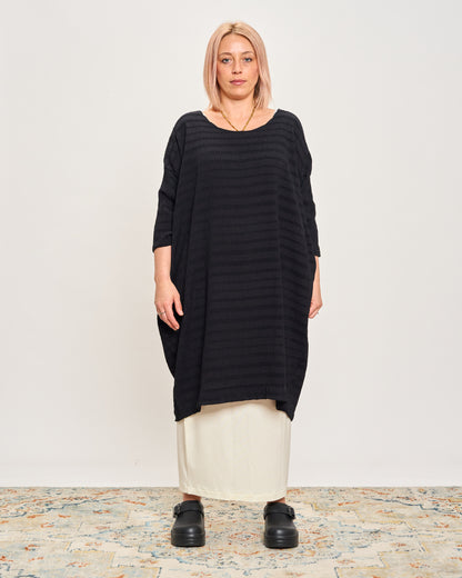 Maxi Abito in Tessuto Goffrato