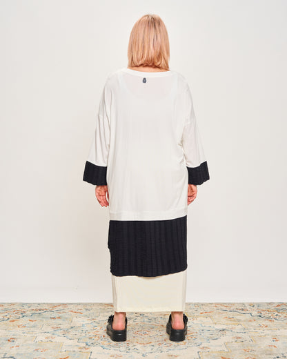 Oversized Sweatshirt with Embossed Appliqués