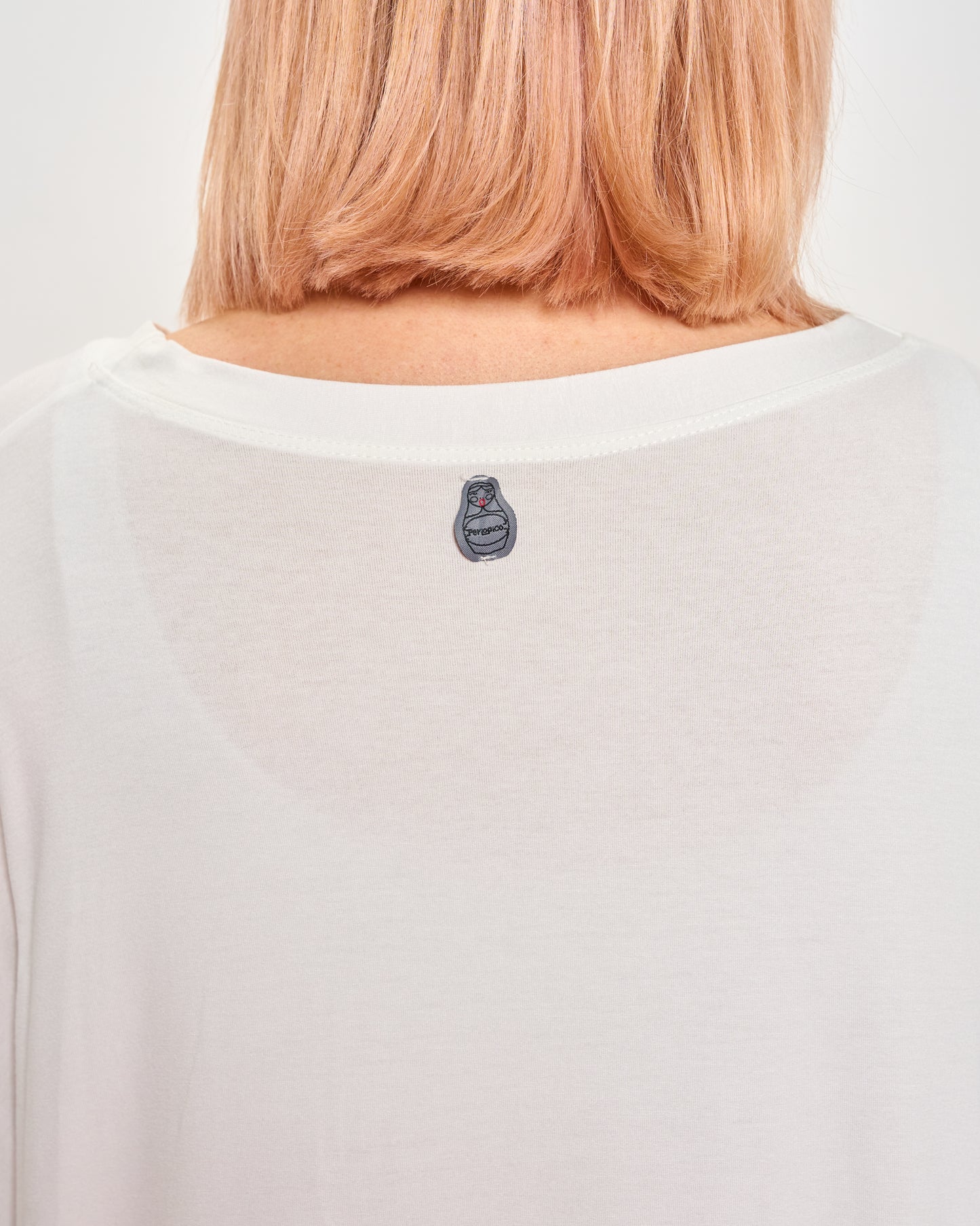 Oversized Sweatshirt with Embossed Appliqués