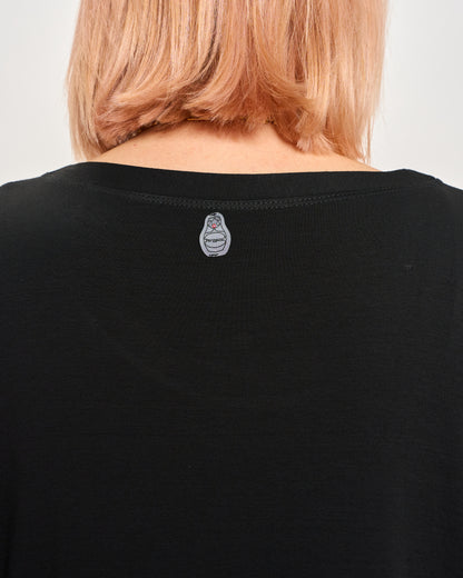 Oversized Sweatshirt with Embossed Appliqués