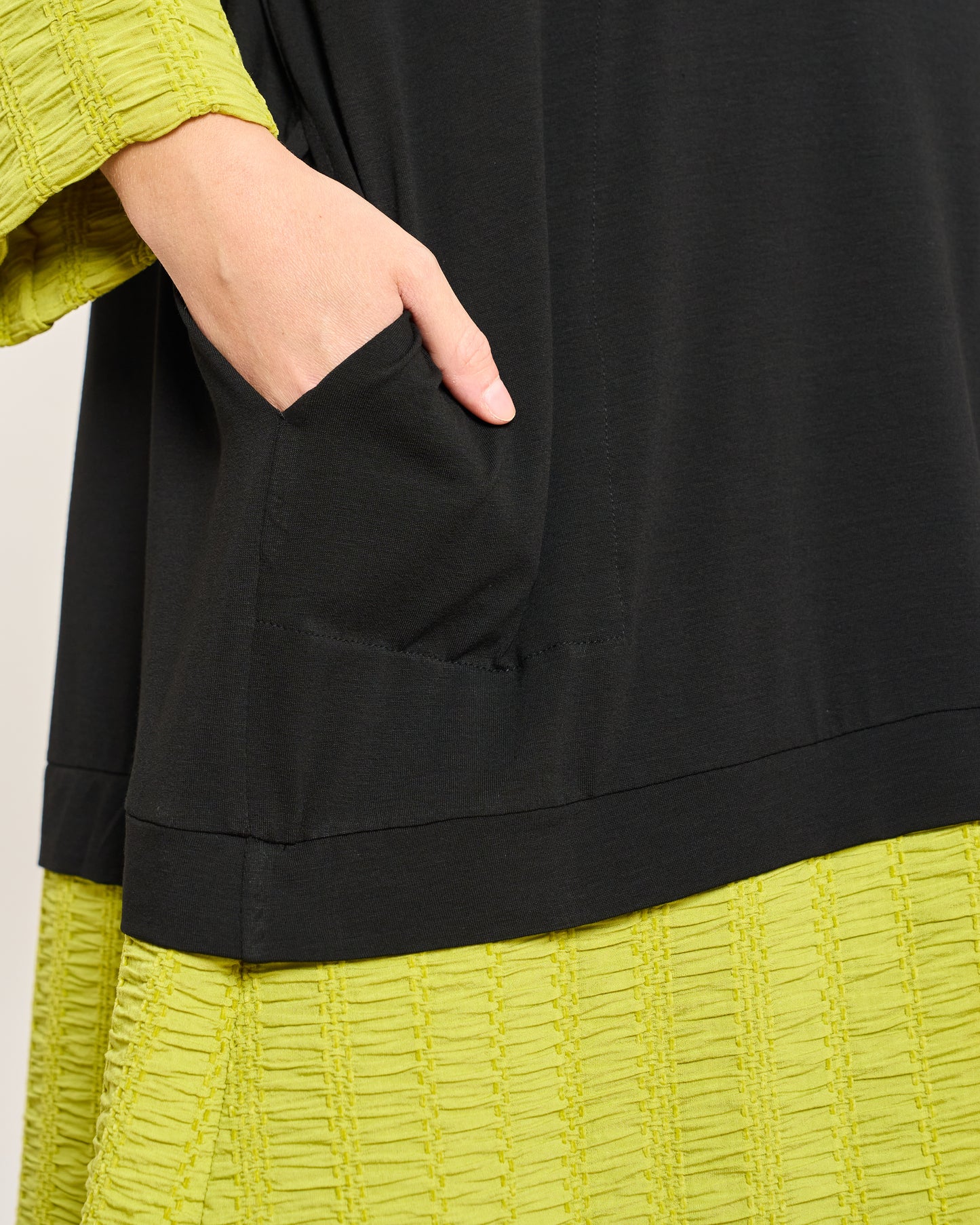 Oversized Sweatshirt with Embossed Appliqués