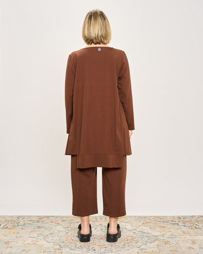 Maxi Maglia Svasata con Fondo Sfalzato