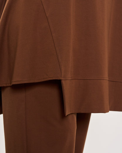 Maxi Maglia Svasata con Fondo Sfalzato