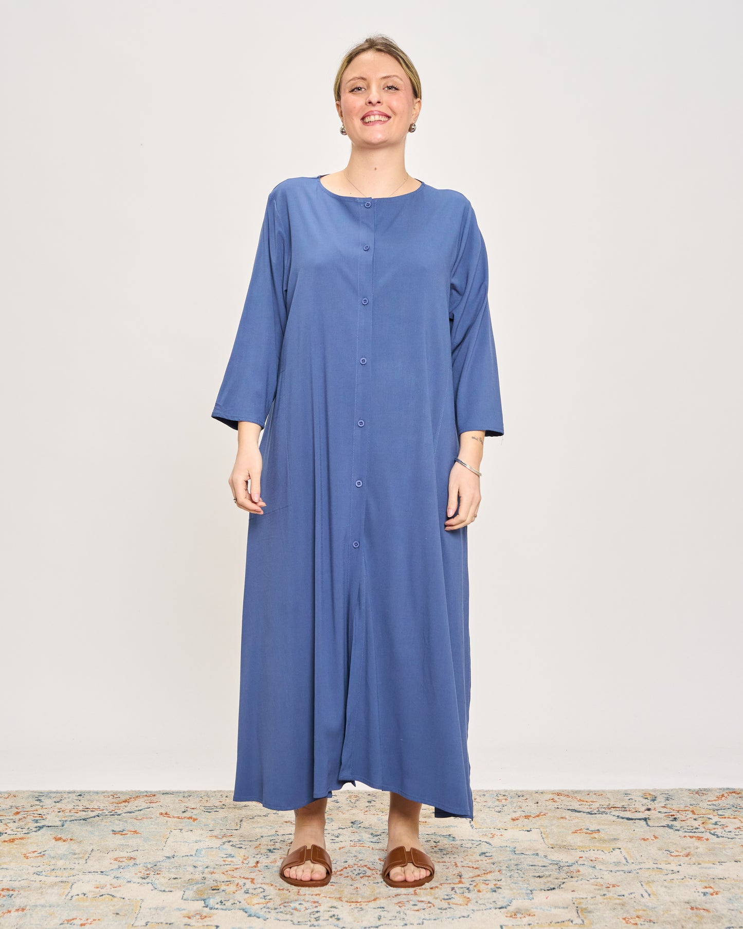 Solid Color Shirtdress