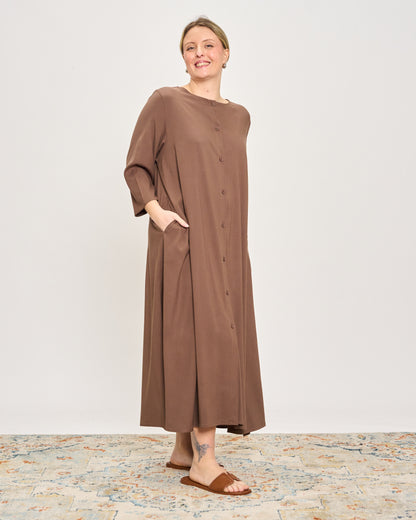 Solid Color Shirtdress