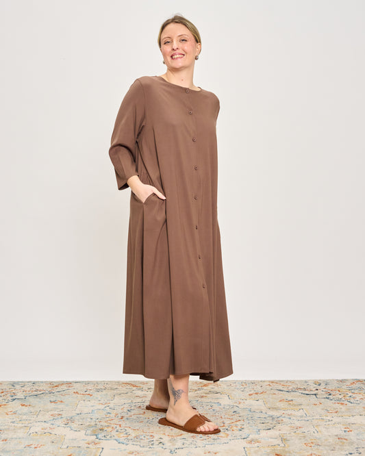 Solid Color Shirtdress