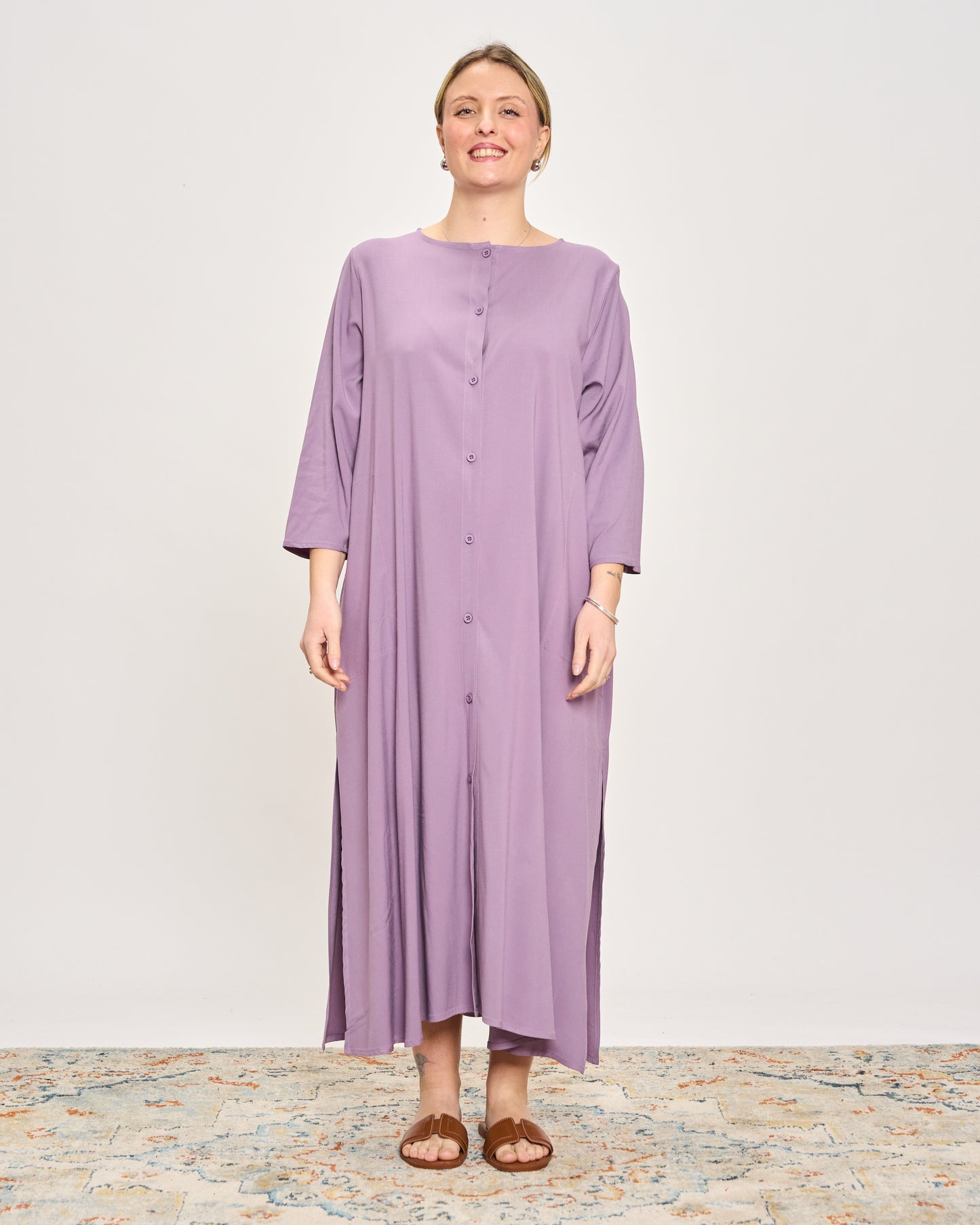 Solid Color Shirtdress