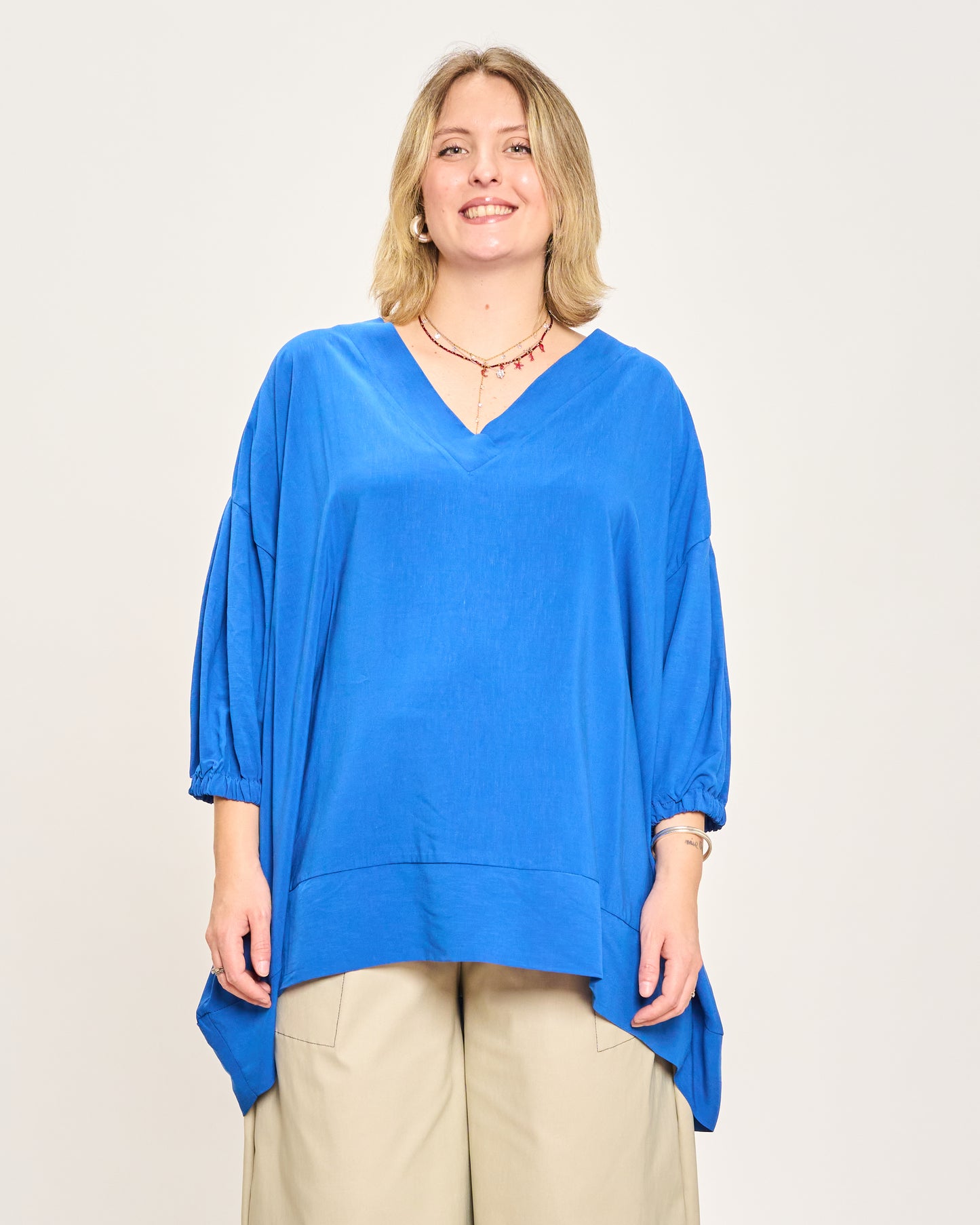 Maxi Casacca con Scollo a V