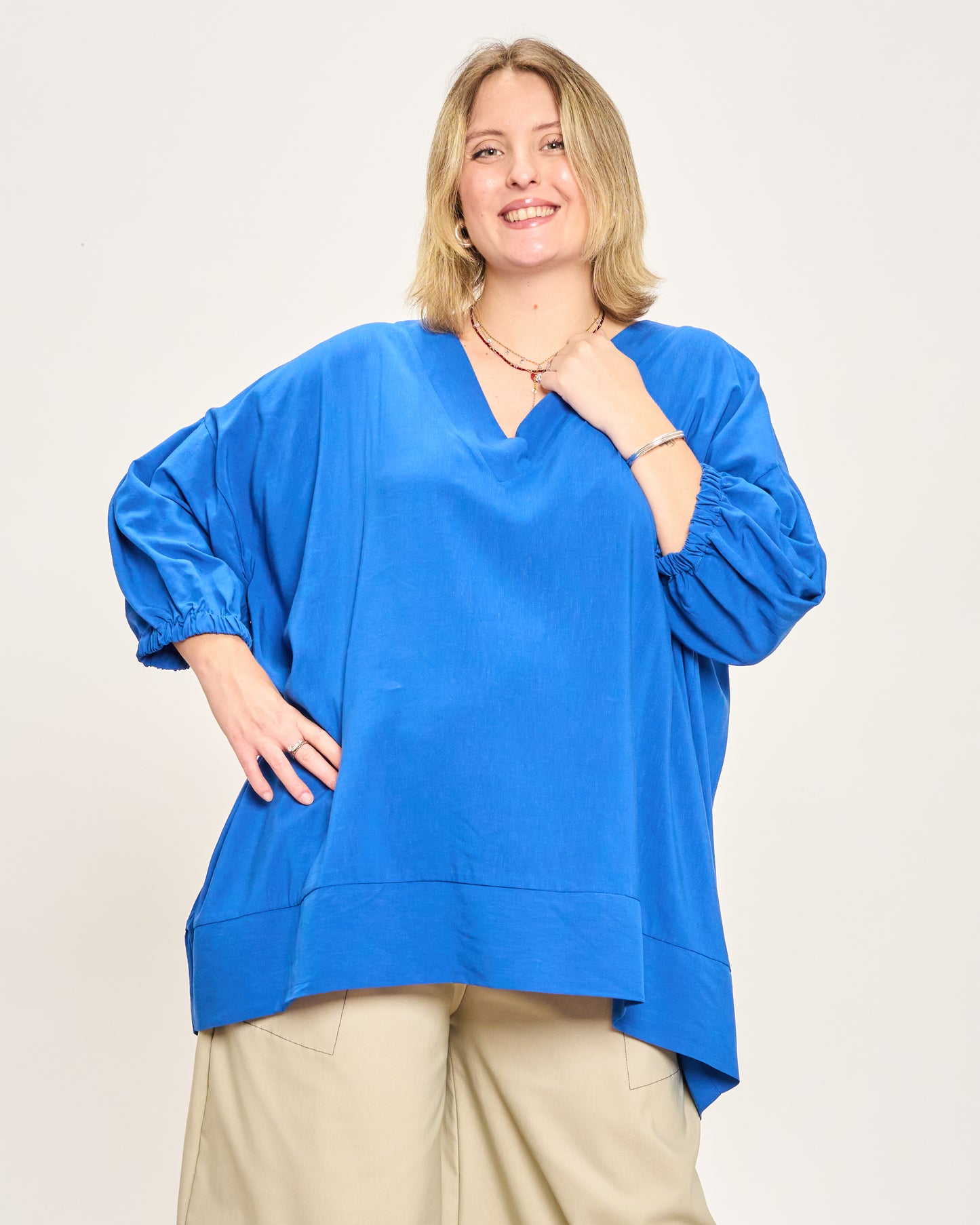 Maxi Casacca con Scollo a V