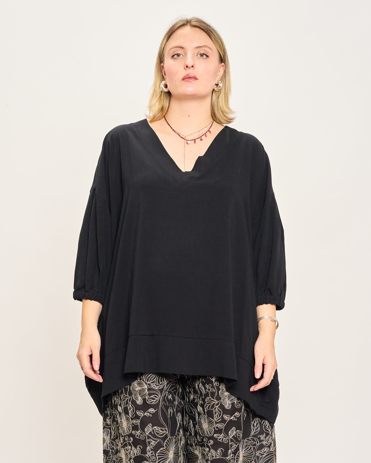 Maxi Casacca con Scollo a V