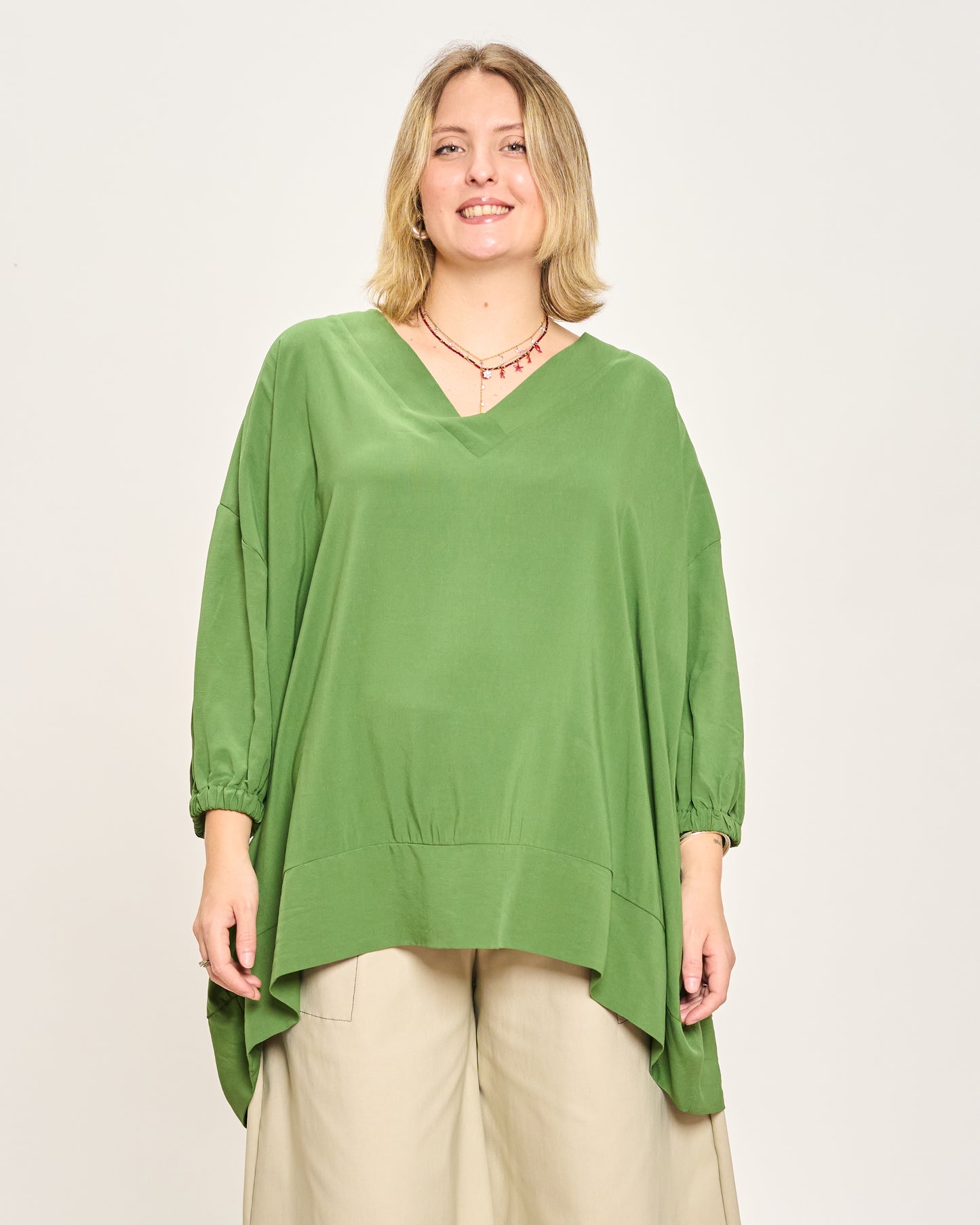 Maxi Casacca con Scollo a V