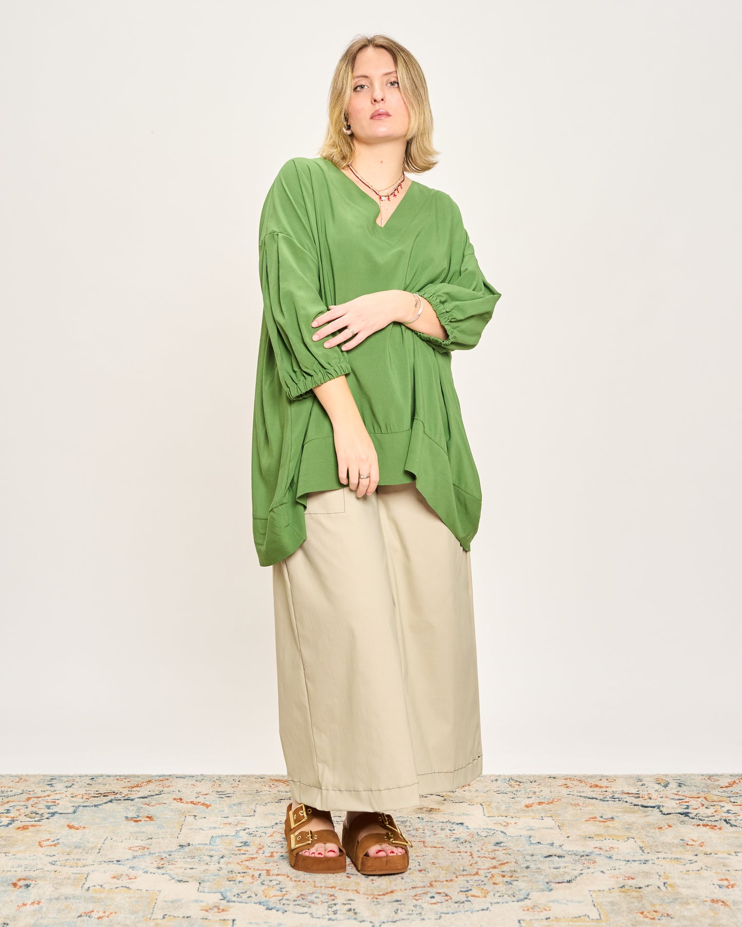 Maxi Casacca con Scollo a V
