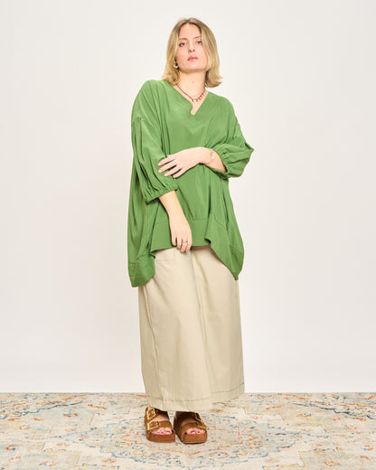 Maxi Casacca con Scollo a V