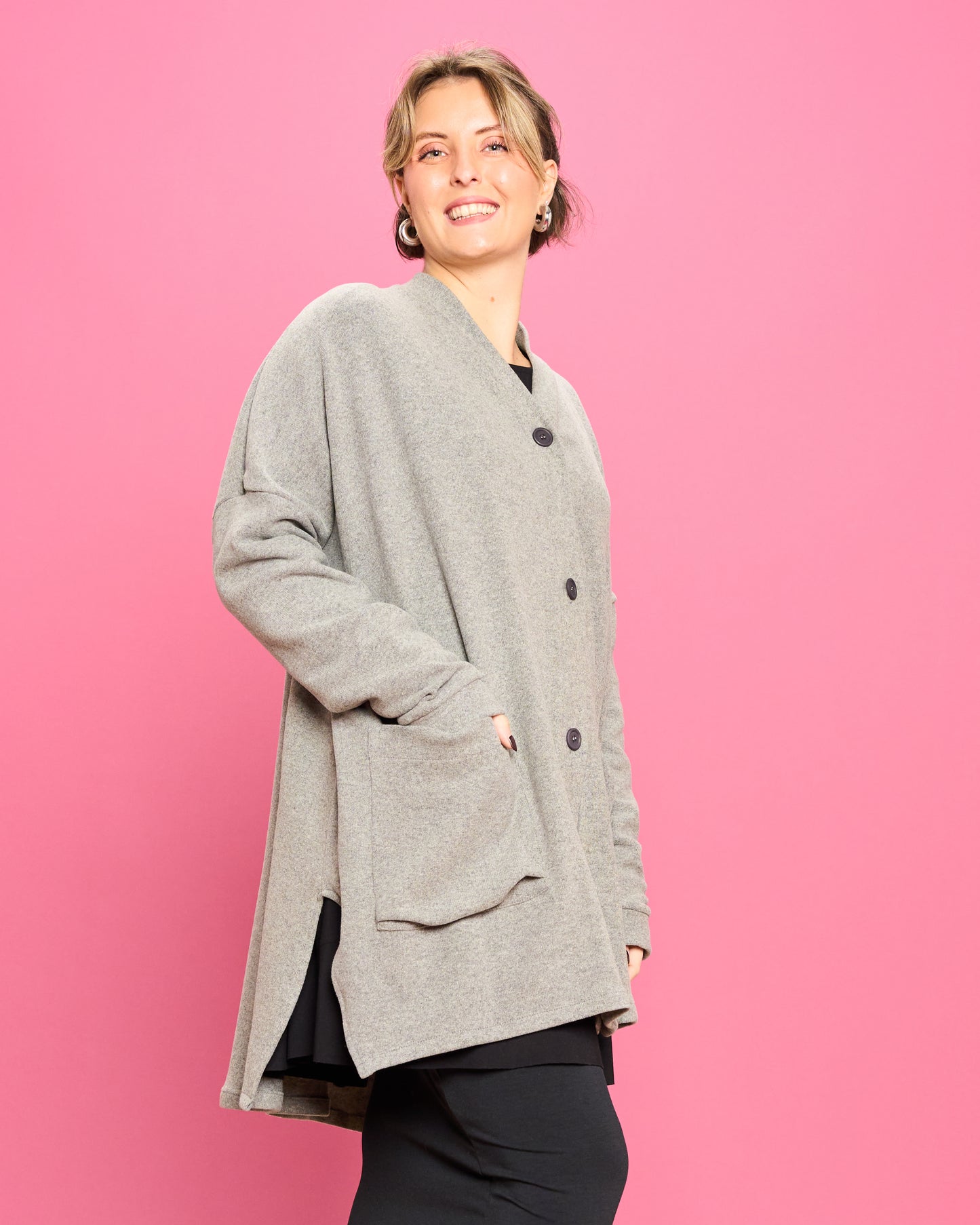 Maxi Cardigan in Caldo Cotone