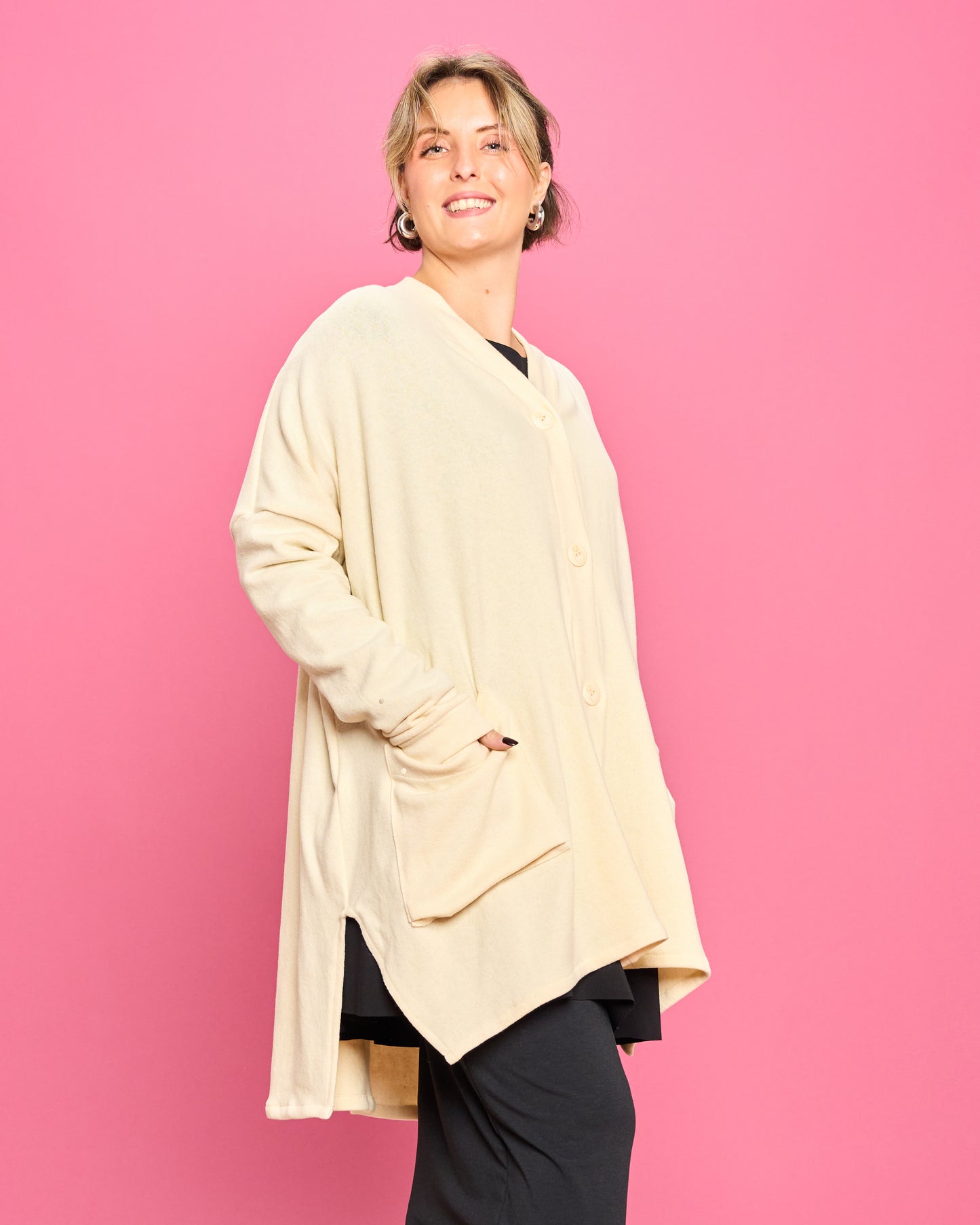 Maxi Cardigan in Caldo Cotone